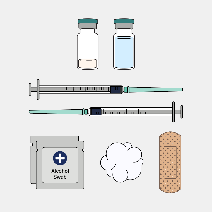 Prepara el material